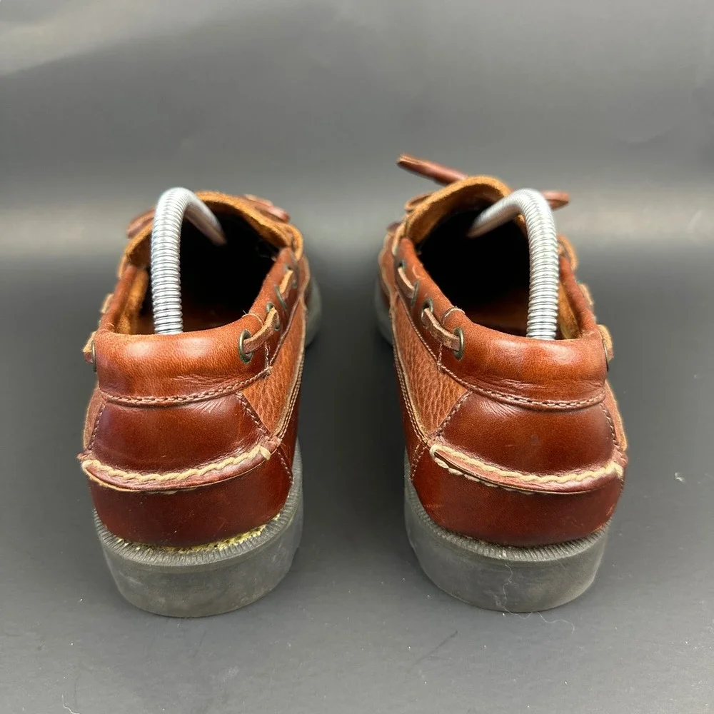 Sperry Top-Sider Brown Leather Kiltie Tassel Loafers Mens 10 M Boat Shoes Preppy